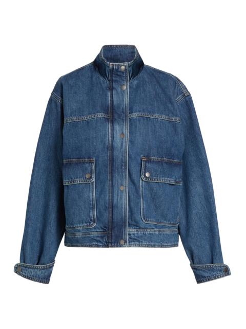 rag & bone Women's Sophia Stand Collar Denim Jacket - Easton