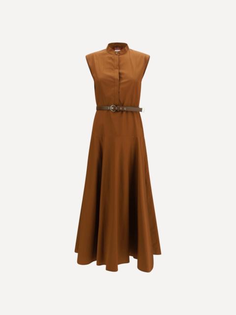 Max Mara Studio Cotton poplin fit-and-flare Dress