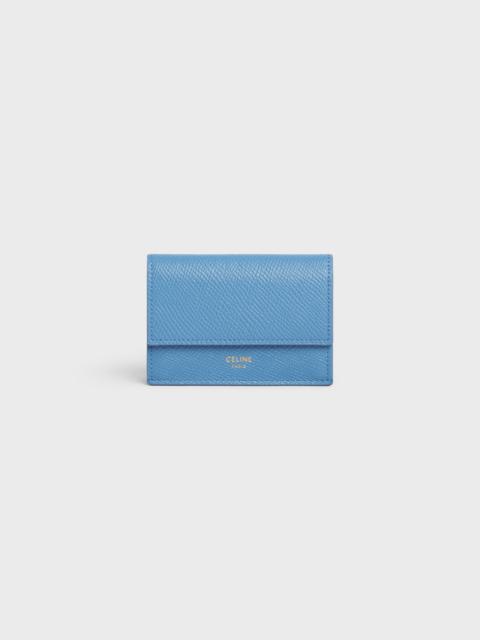 CELINE Folded Wallet in Grained Calfskin