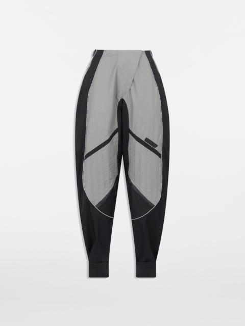 THE ATTICO BLACK AND GREY PANTS