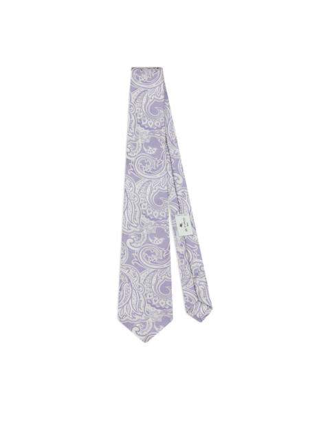 Etro striped jacquard tie