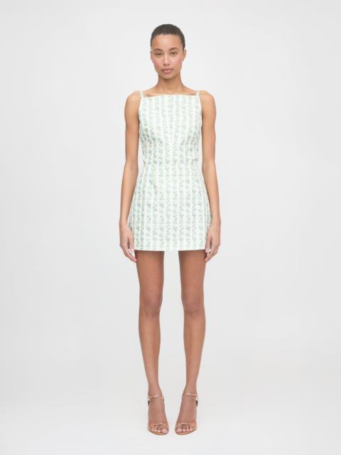 Hill House Home The Hallie Skirt - Brocade Vine Stripe