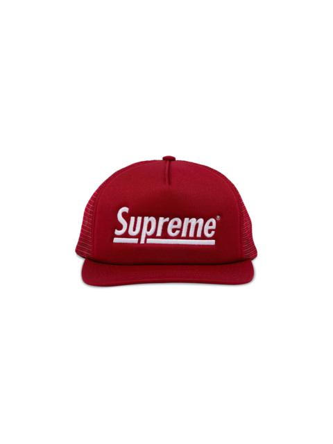 Supreme Underline Mesh Back 5-Panel 'Cardinal'