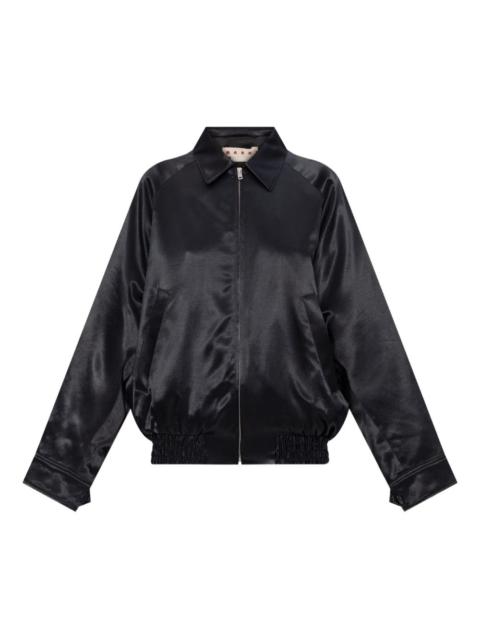 Marni satin bomber jacket