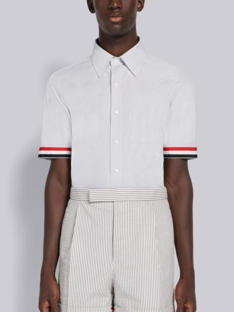Thom Browne Pincord Armband Short Sleeve Shirt