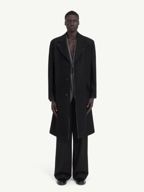 MM6 Maison Margiela Wool felt single-breasted coat