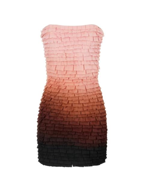 ELISABETTA FRANCHI tulle mini dress