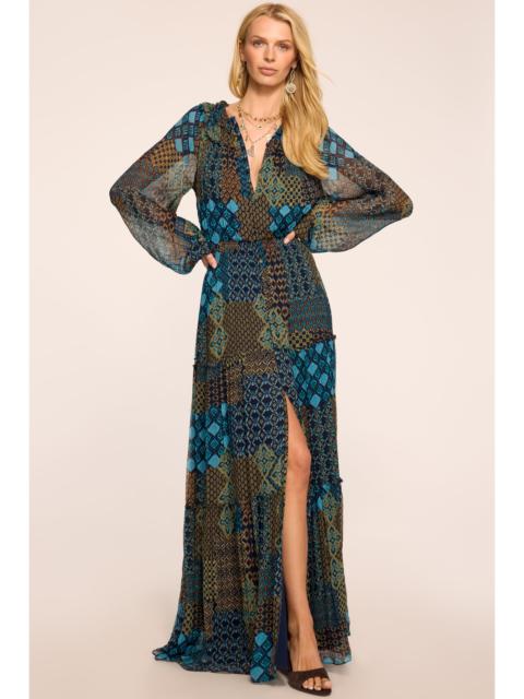 RAMY BROOK Autumn Printed Long Sleeve Dress