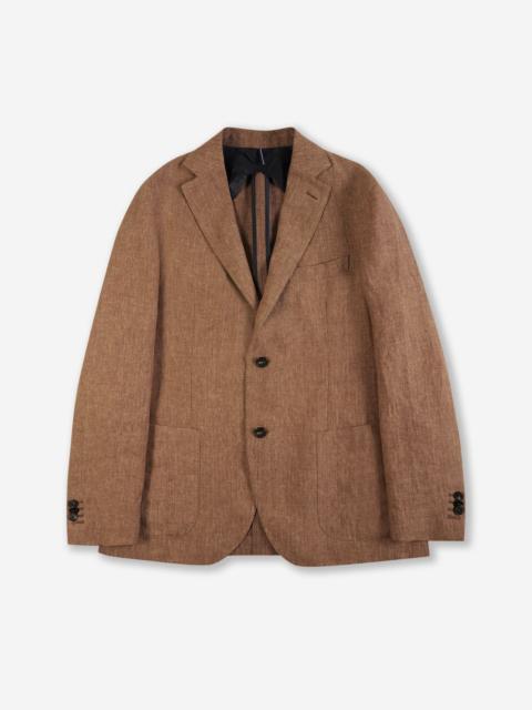 SLOWEAR Regular-fit delavé linen jacket