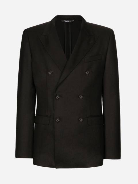 Dolce & Gabbana Double-breasted wool Taormina-fit jacket