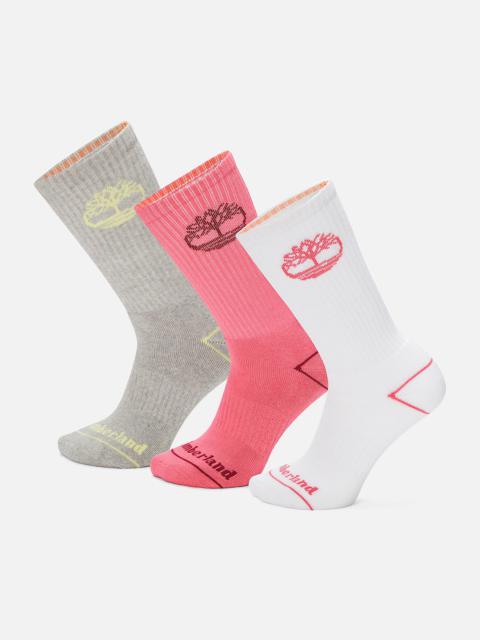 Timberland 3-Pack Bowden Crew Sock With Tree Logo