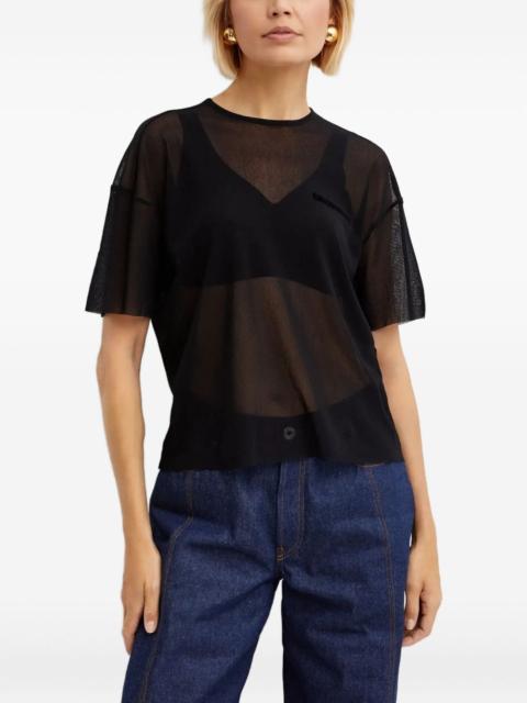 Jean Paul Gaultier short-sleeves tulle T-shirt