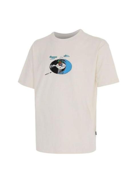 Converse Disk Jockey Logo T-Shirt 'White' 10024875-A01