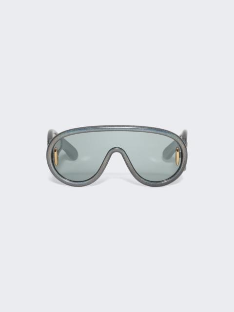 Loewe Wave Mask Sunglasses Holographic Grey