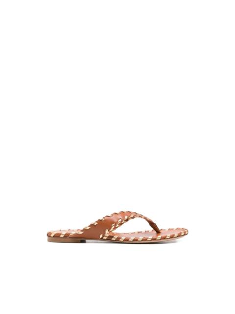 Gianvito Rossi woven leather sandals