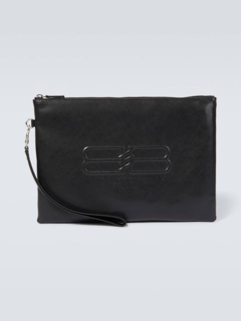 BALENCIAGA BB Icon leather pouch
