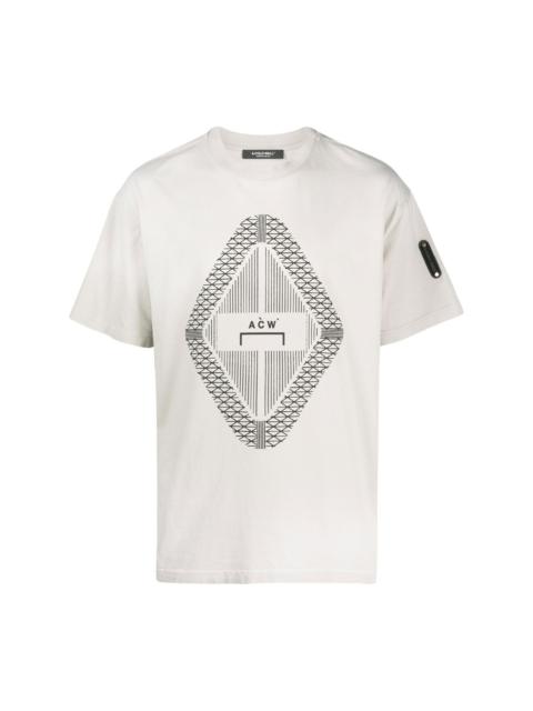 Gradient logo-print T-shirt