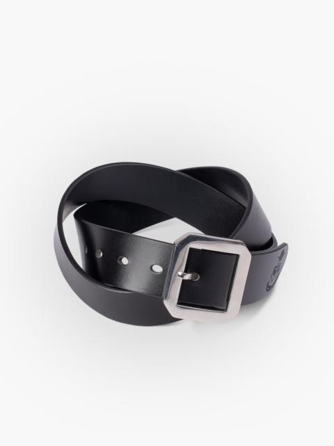 Iron Heart OGL-BELT-FULL-SPGAR-BLK OGL Single Prong Garrison Buckle Leather Belt - Black