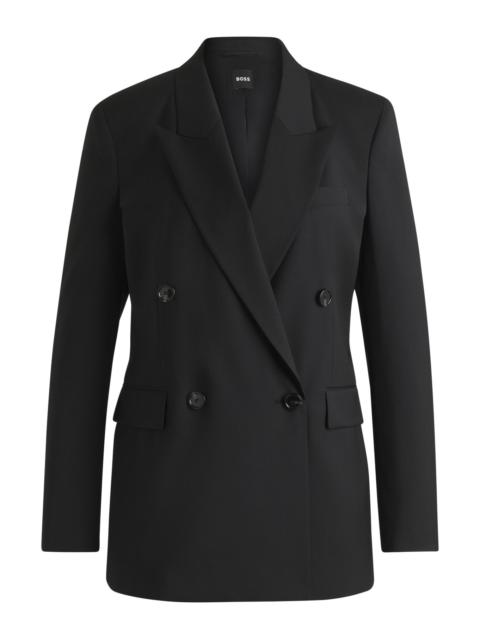 BOSS REGULAR-FIT BLAZER IN VIRGIN WOOL