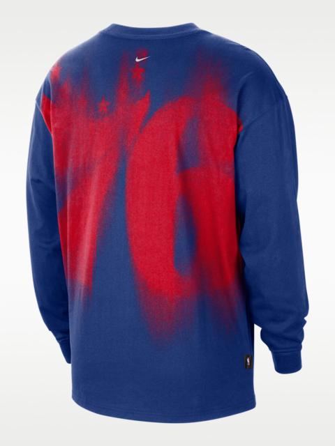 Nike Philadelphia 76ers Standard Issue Men's Basketball Long-Sleeve Top