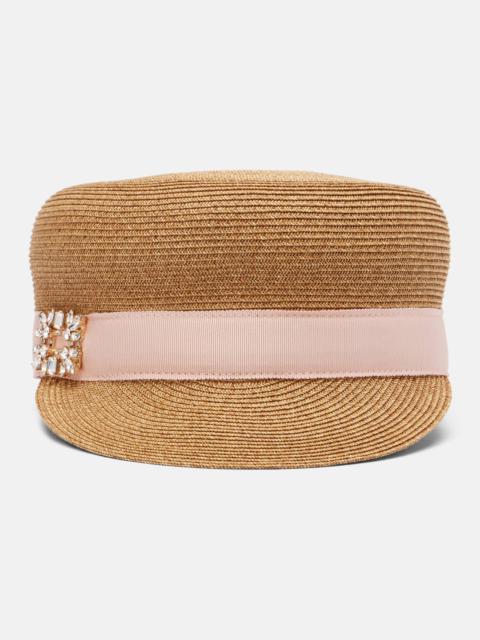 Roger Vivier Broche Vivier newsboy cap
