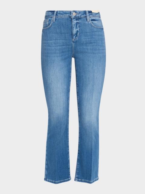 L'AGENCE Tati High-Rise Crop Micro Bootcut Jeans