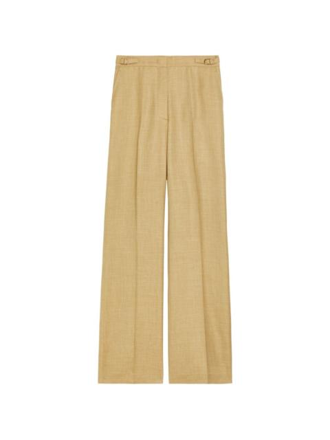 GABRIELA HEARST buckle-detail pleated trousers