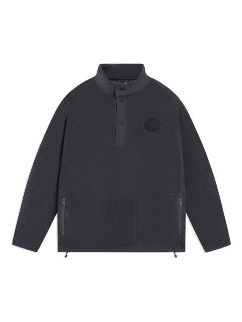 Li-Ning Li-Ning Half Zip Polar Fleece Jacket 'Dark Grey' AAES939-4