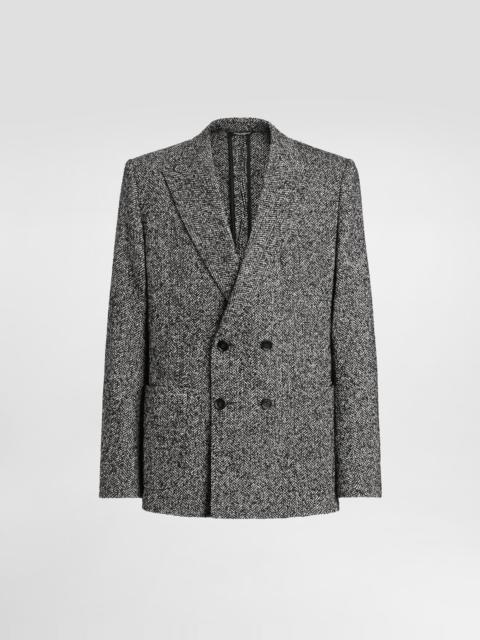 Dolce & Gabbana Double-breasted jacket in chevron wool