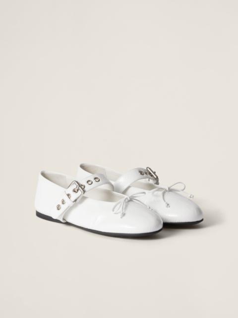スリッポン MiuMiu | Velvet slippers 5S088E_068_F0002_F_005 Miu Miu Velvet slippers | REVERSIBLE