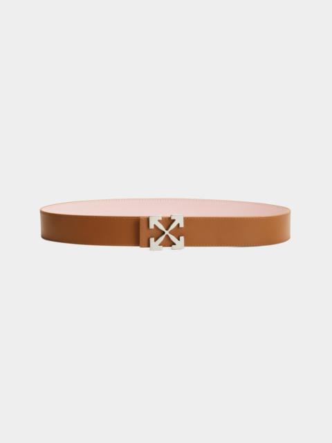 Off-White Arrow Reversible Leather Buckle Belt