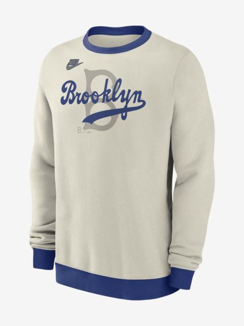 Brooklyn Dodgers Cooperstown Nike Men's MLB Pullover Crew