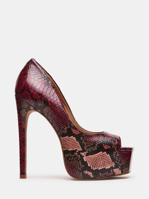 STEVE MADDEN STELAN PURPLE SNAKE