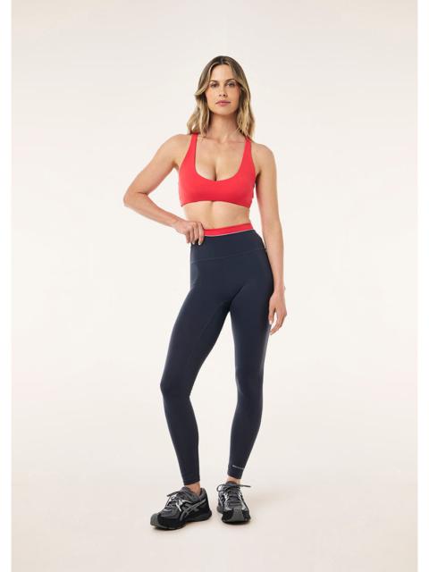 P.E NATION SIGNATURE KEYHOLE SPORTS BRA IN STRAWBERRY