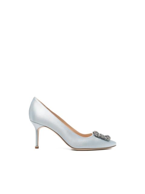 Manolo Blahnik Hangisi crystal-embellished pumps