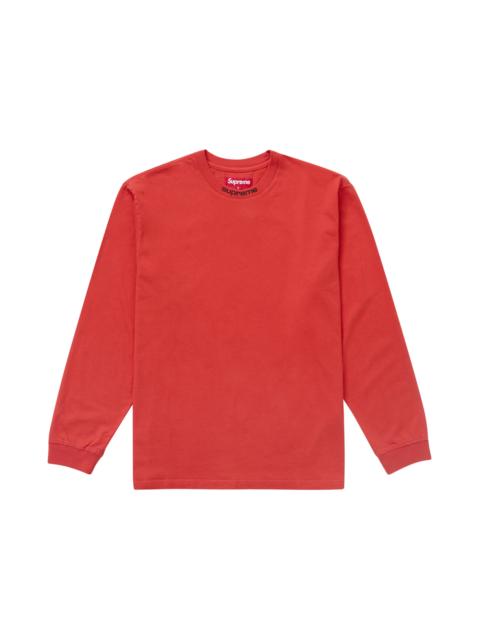 Supreme Supreme Embroidered Collar L/S Top Red