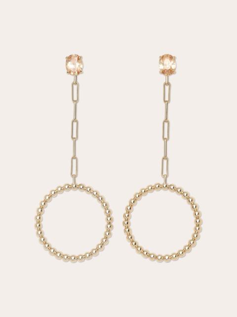 RAMY BROOK Lizzy Gemstone Hoop Earrings