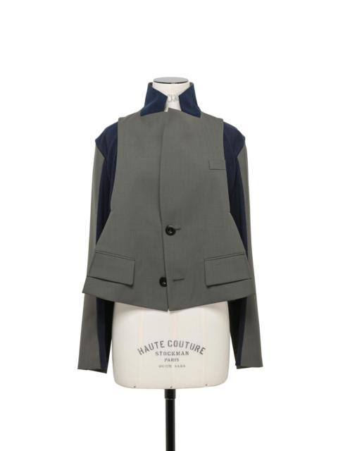 sacai Suiting x Knit Jacket