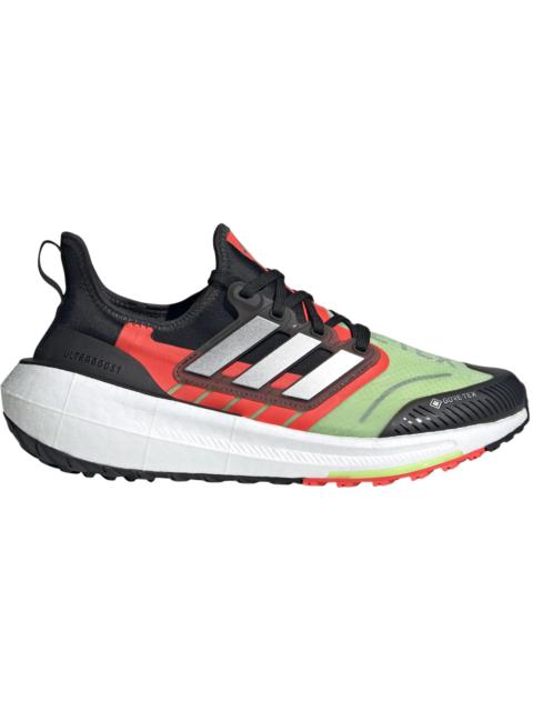 adidas Ultra Boost Light Gore-Tex Core Black Silver Metallic Lucid Lemon