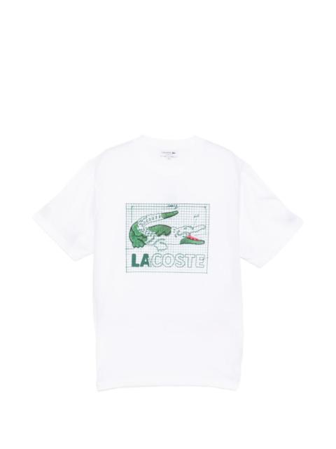 LACOSTE logo-print T-shirt