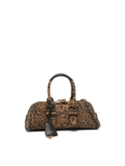 PINKO leopard-print tote bag