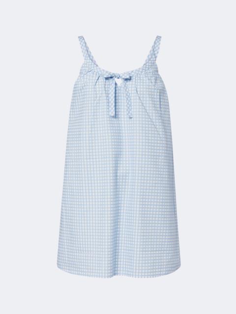 POSSE Lila gingham cotton minidress
