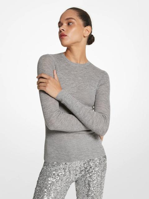 MICHAEL KORS COLLECTION Hutton Featherweight Cashmere Sweater