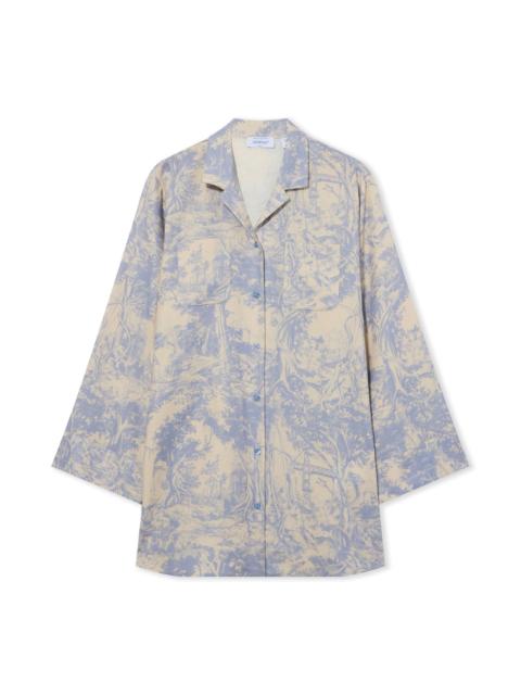 Off-White City Nature Linen Roxy Dress