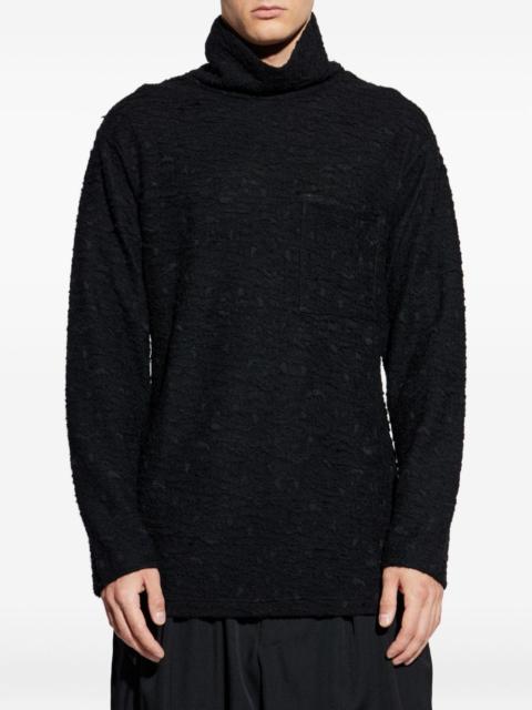 Yohji Yamamoto high-neck jumper