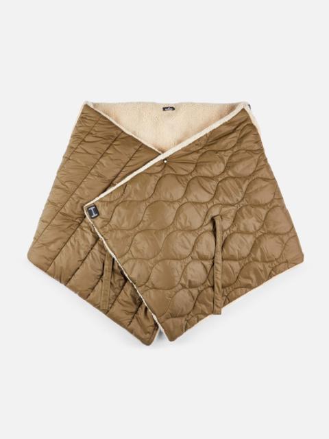 HOGAN Hogan Quilted Scarf Brown Ivory Black