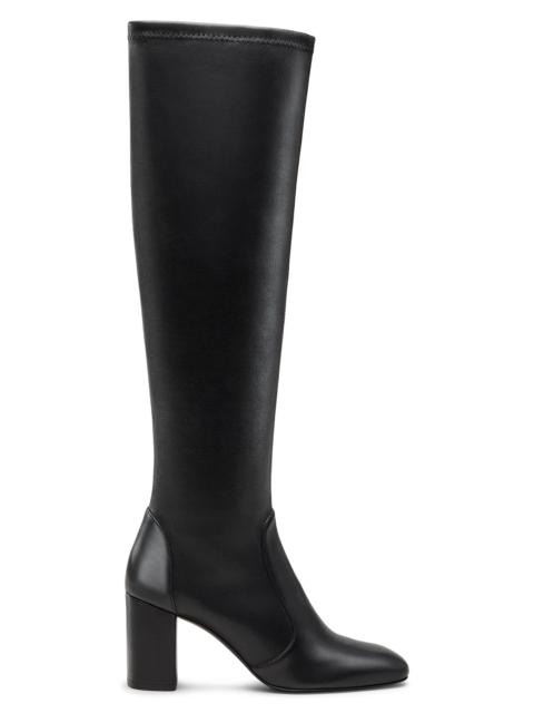 Stuart Weitzman Women's Lucie 75MM Leather Boots - Black