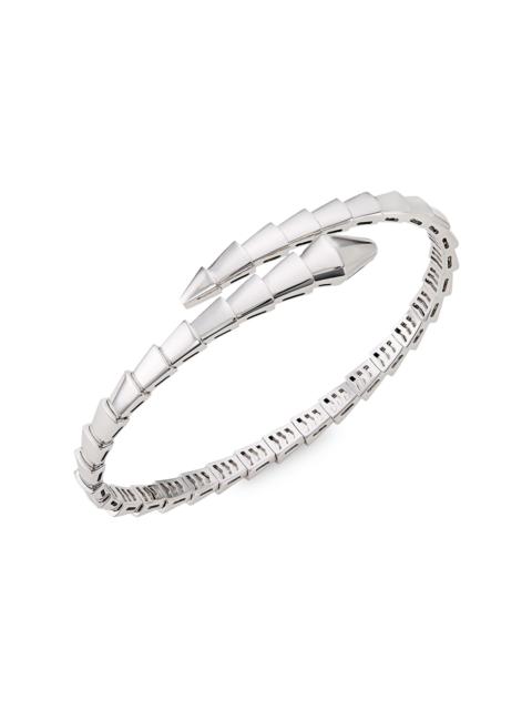 BVLGARI Women's Serpenti Viper 18K White Gold Wrap Bracelet - White Gold