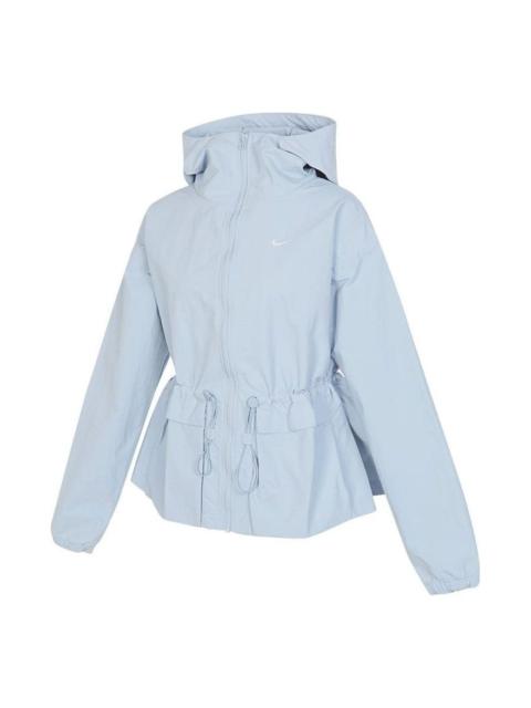 (WMNS) Nike Sportswear Everything Wovens Oversized Hooded Jacket 'Light Armoury Blue' FN3670-440