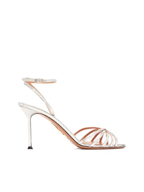AQUAZZURA 85mm leather sandals
